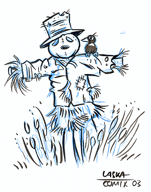 Scarecrow by Laska Comix